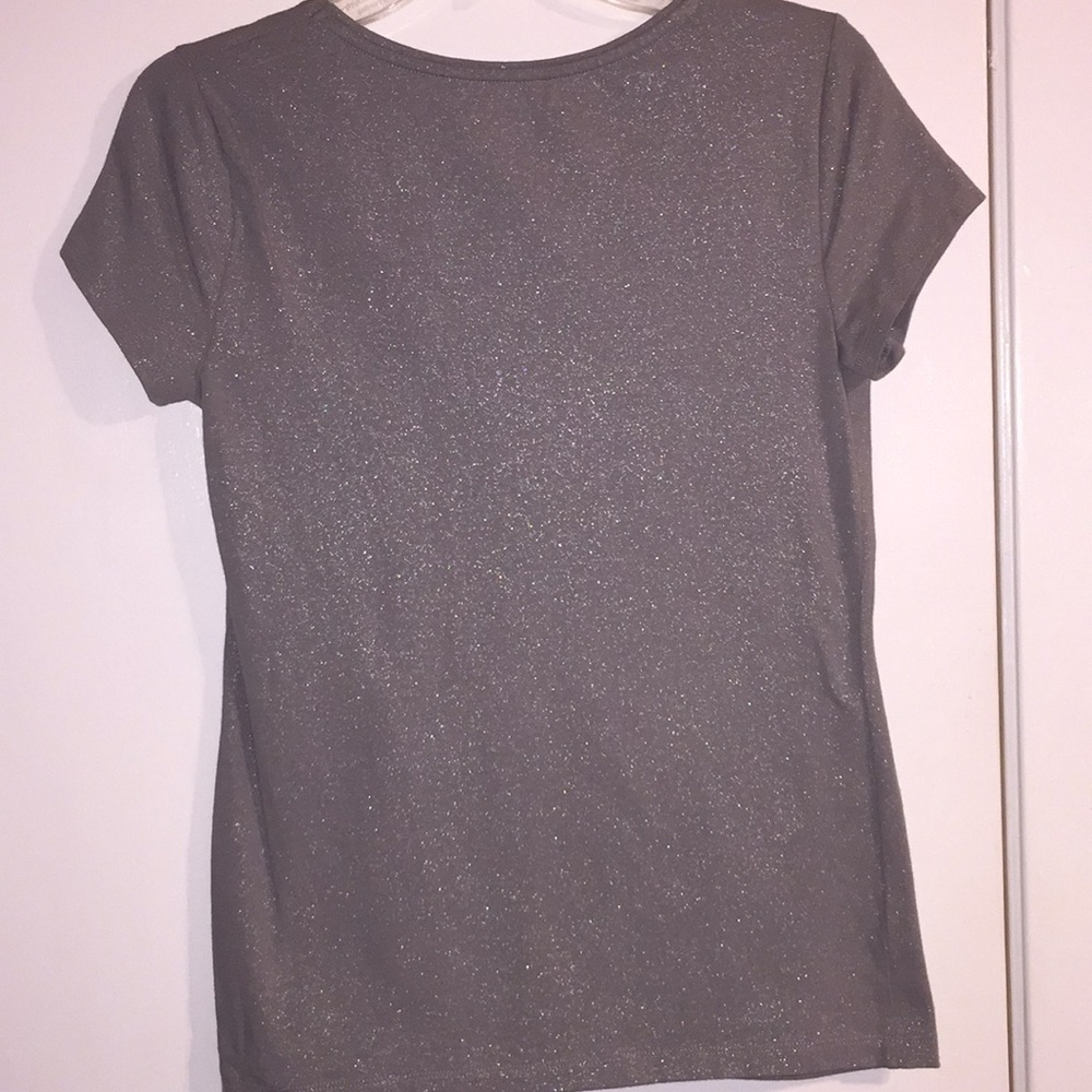 Gorgeous Glitter Blouse Silver - Picture 6 of 7